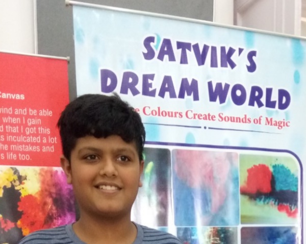 Teen prodigy Satvik Sharma expresses himself through incredible works ...